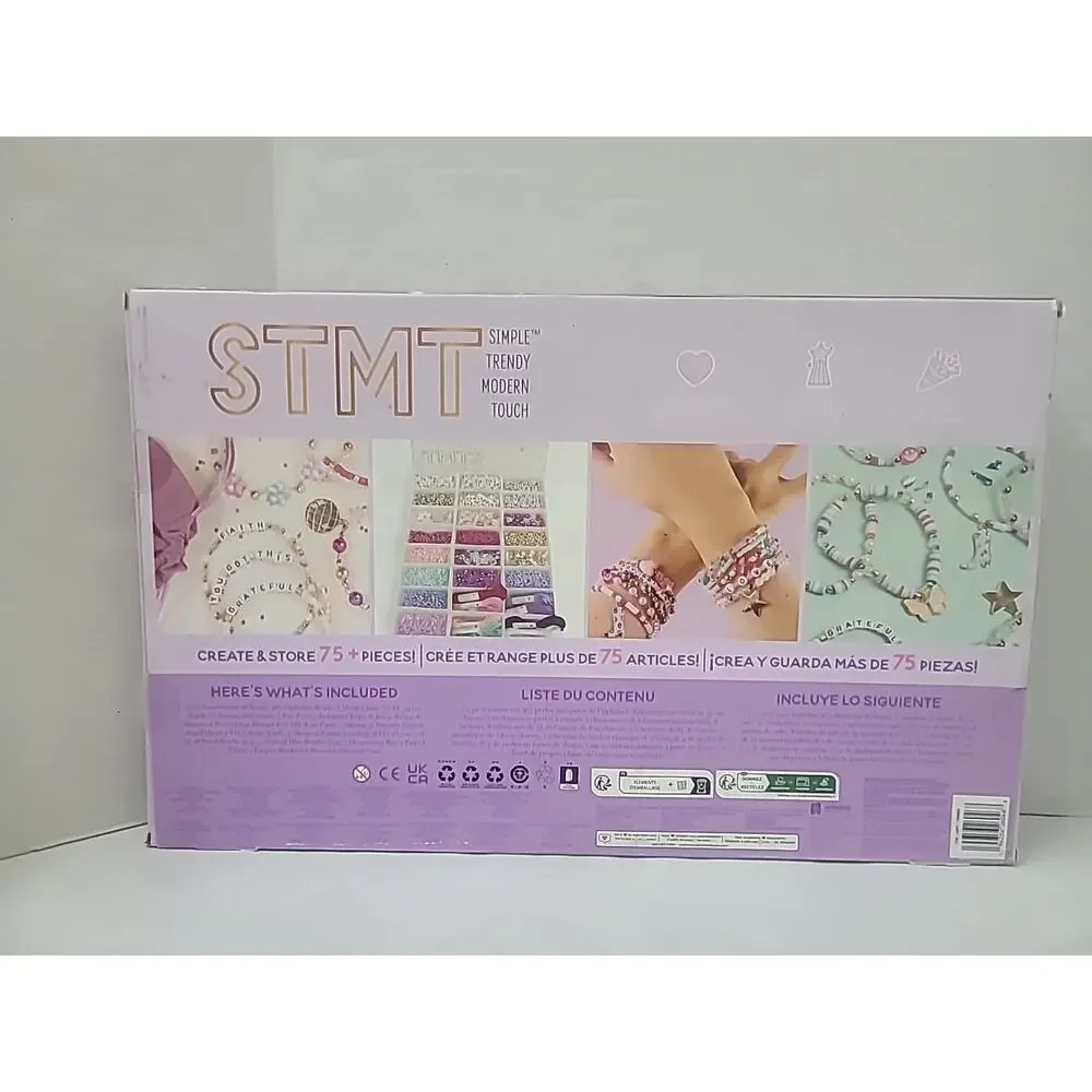 STMT D.I.Y. Jewelry Studio Bracelet Making Kit Beads Charms Craft Set 1500 Piece